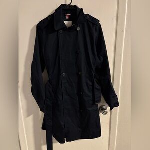 Tommy Hilfiger Women's Black Trench Coat